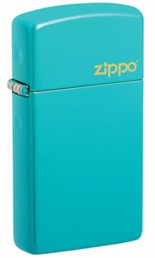 Öngyújtó Zippo Slim Turquoise Zippo Logo 49529ZL