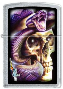 Öngyújtó Zippo Mazzi Skull Snake 2424