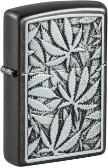 Öngyújtó Zippo Cannabis Leaves Emblem 48123