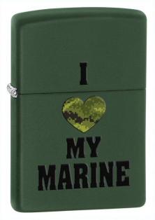 Öngyújtó Zippo I Love My Marine 28338