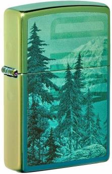 Öngyújtó Zippo Mountain Design High Polish Teal 49461