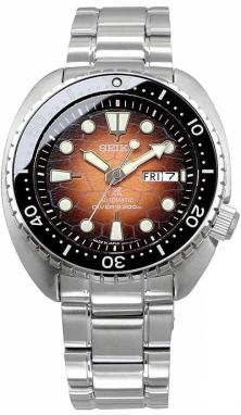 Karóra Seiko SRPH55J Prospex Brown King Turtle Shell U.S. Special Edition Oceanic Society 