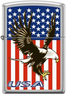 Öngyújtó Zippo Eagle Flag USA 3545