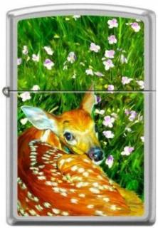 Öngyújtó Zippo Fawn Deer Flower Bed 4366 