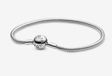 Acél karkötő Pandora Moments Snake 590728-18