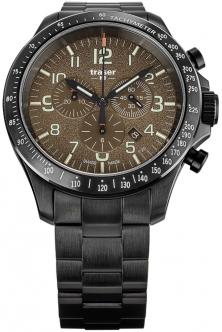 Karóra P67 Officer Pro Chronograph Khaki Steel 109460