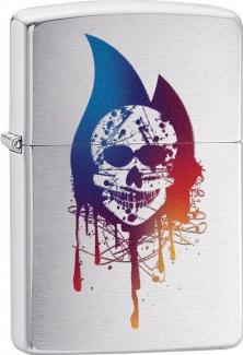 Öngyújtó Zippo Skull Flame 29721