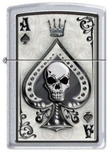 Öngyújtó Zippo Ace Skull Card 4858