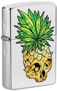 Öngyújtó Zippo Leaf Cannabis Skull 49241