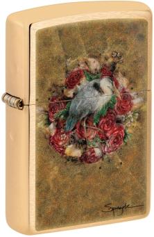 Öngyújtó Zippo Spazuk Bird and Roses 48329