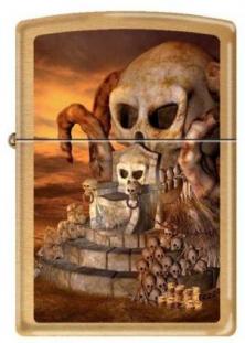 Öngyújtó Zippo Skull Throne 0090