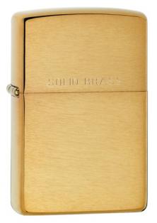 Öngyújtó Zippo Solid Brass Brushed 204