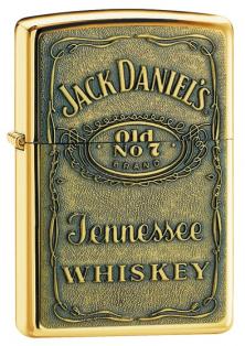 Öngyújtó Zippo Jack Daniels® Label - Brass Emblem 254BJD 428