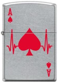 Öngyújtó Zippo Heartbeat Ace Design 4358