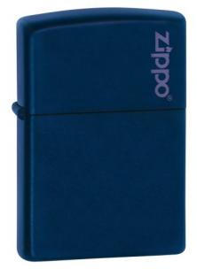 Öngyújtó Zippo Navy Blue Matte Logo Zippo 239ZL