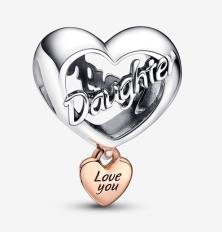 Gyöngy Pandora Love You Daughter Heart 782327C00