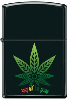 Öngyújtó Zippo Cannabis Leaf-Keep Off the Grass 7803