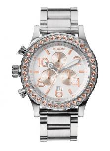 Karóra Nixon 42-20 Chrono Silver/Champagne/Crystal A037 1519