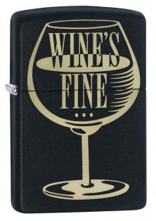 Öngyújtó Zippo Wine is Fine Design 29611