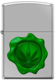 Öngyújtó Zippo Wax Seal Cannabis Leaf 4352