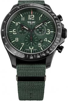 Karóra P67 Officer Pro Chronograph Khaki Steel 109463