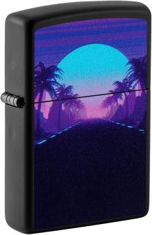 Öngyújtó Zippo Sunset Black Light Design 49809