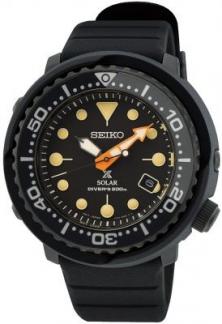 Karóra Seiko SNE577P1 Prospex Diver Solar Black Series Tuna Limited Edition