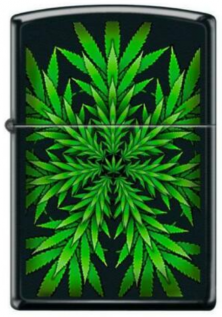 Öngyújtó Zippo Cannabis Weed Pattern 4338