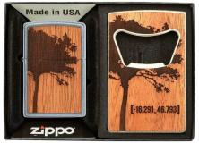 Öngyújtó Zippo Woodchuck and Bottle Opener 49066