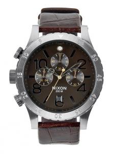 Karóra Nixon 48-20 Chrono Leather Brown Gator A363 1887