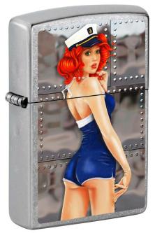 Öngyújtó Zippo Pin Up Girl Red Head 3633