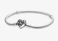 Acél karkötő Pandora Moments Family Tree Heart 598827C01-17