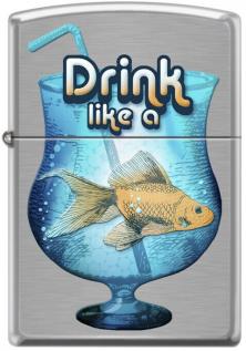 Öngyújtó Zippo Drink Like a Fish 9533