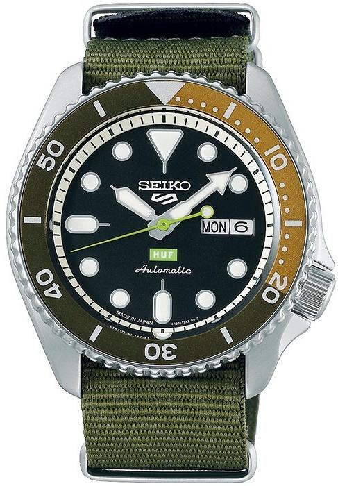 Karóra Seiko SRPJ19 5 Sports HUF Skateboarding Limited Edition 1 000 pcs