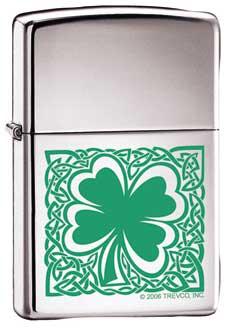 Öngyújtó Zippo Trevco Celtic Clover 7752