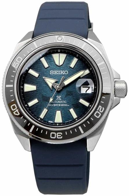 Karóra Seiko SRPF79K1 Prospex Save The Ocean Samurai Dark Manta Ray