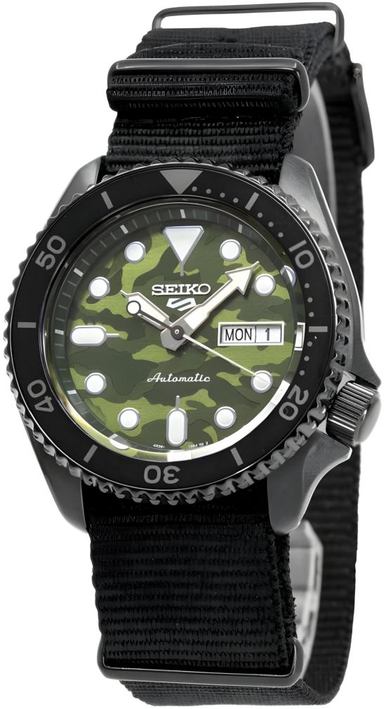 Karóra Seiko SRPJ37K1 5 Sports Camouflage Automatic