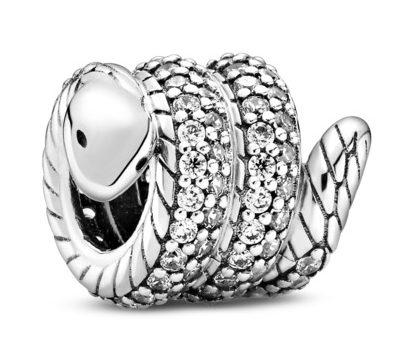 Gyöngy Pandora Wrapped Snake 799099C01