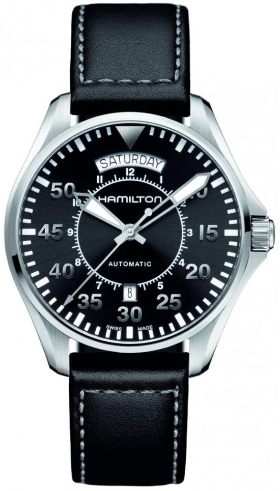 Karóra Hamilton Khaki Pilot Day Date H64615735