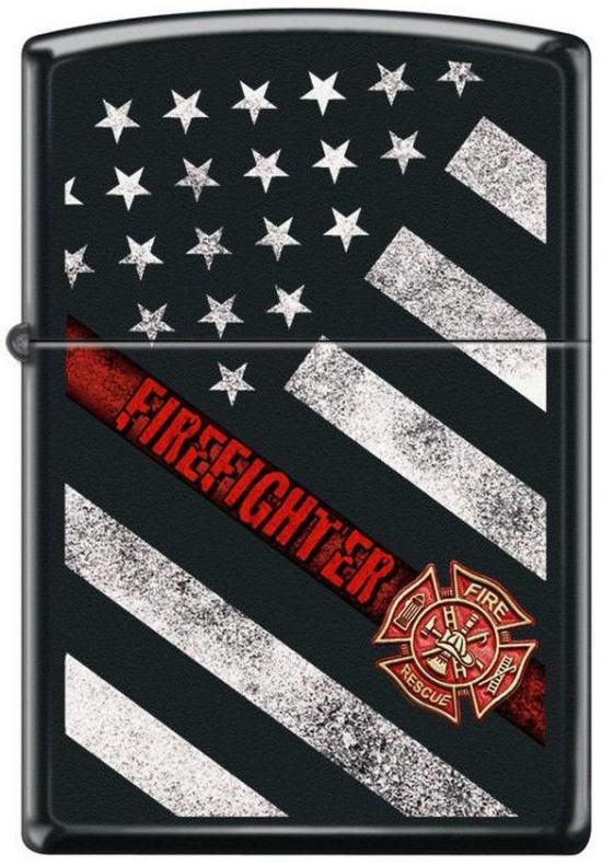 Öngyújtó Zippo Fire Fighter Flag 4953