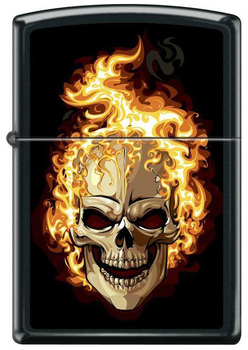 Öngyújtó Zippo Burning Skull 6114
