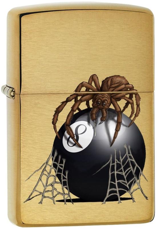 Öngyújtó Zippo Eight Ball With Spider 7958