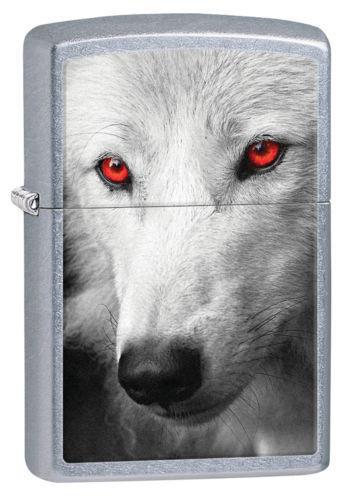Öngyújtó Zippo Wolf With Red Eyes 28877