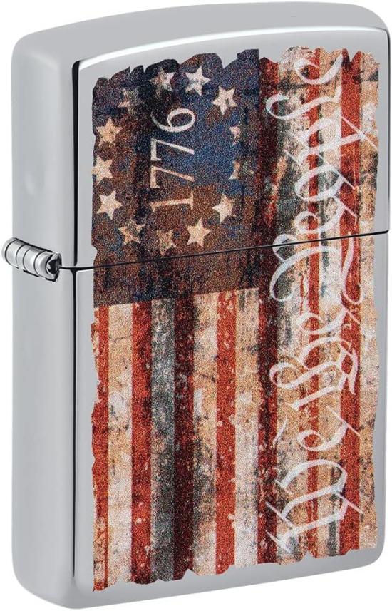 Öngyújtó Zippo Americana Flag 1776 Design 49779