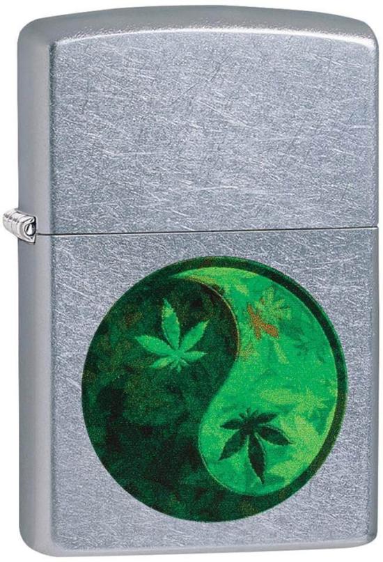 Öngyújtó Zippo 5921 Cannabis Leaf Yin Yang