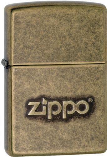 Öngyújtó Zippo Antique Brass Zippo Logo 28994