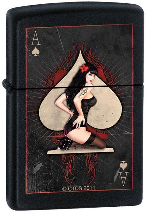 Öngyújtó Zippo Ace of Spades - Pinup Girl 7280