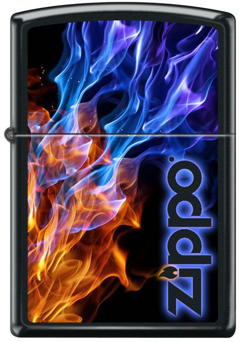 Öngyújtó Zippo Blue and Red Fire 4809