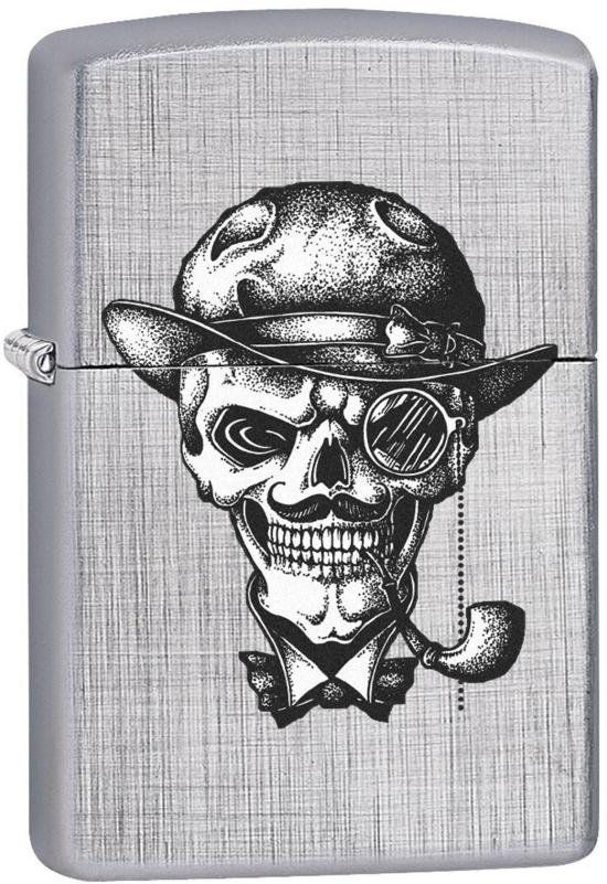 Öngyújtó Zippo Skull Smoking Pipe 3600