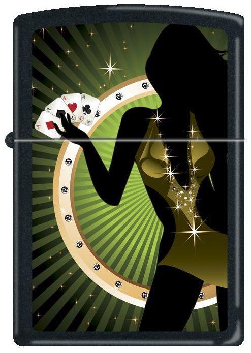 Öngyújtó Zippo Poker Lady 9804